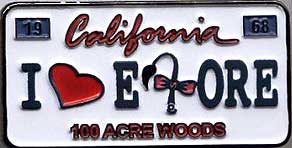 California, I 'Love' E Ore, 19 68, 100 Acre Woods