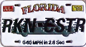 Florida, RKN CSTR, 0-60 MPH in 2.8 sec, Jul '99