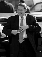 US Democratic Presidential Candidate, Albert Gore.