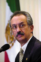 Mexican Treasury Secretary, Francisco Gil Diaz.