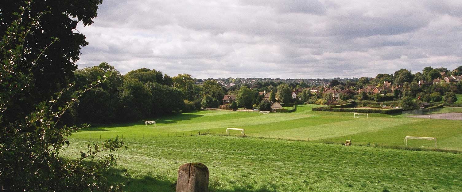 Berkhamsted viewed over Kitchener's Field