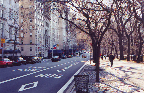 view of Fifth Ave. south of the MET