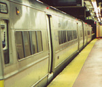 [Long Island RR train at Penn Station]