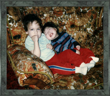 Zachary at 16 mos. with brother Joshua