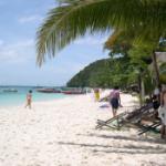 The beautiful tropical beach