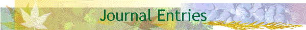 Journal Entries