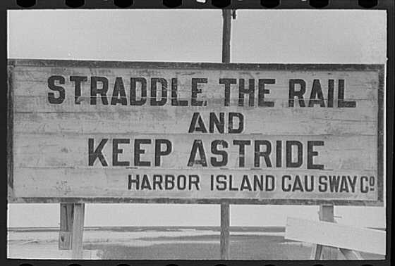 Port Aransas-Harbor Island Causway 1903