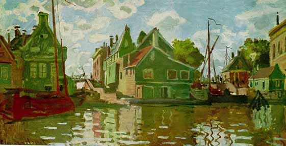 In Zaandam, Holland by Monet