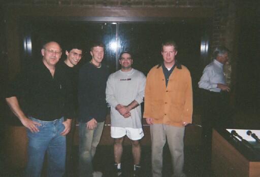 Fall 2002 AASA - Members of league winning team at Leopold's