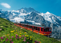 Berge der Jungfrauregion