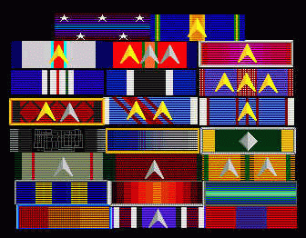 LtGen. Cranes Decorations