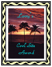 Larry's Cool Site Award