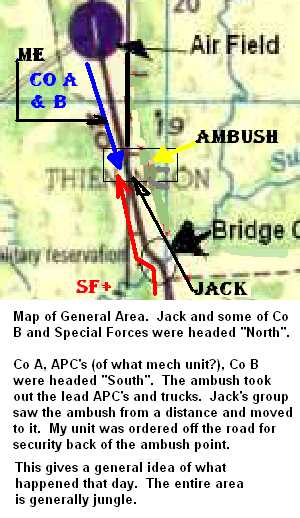 Map of Ambush Site