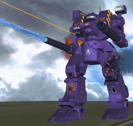 Cpt. Kerensky's Warhammer - taken during the battle with Maj. Farley