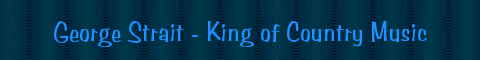 George Strait Banner