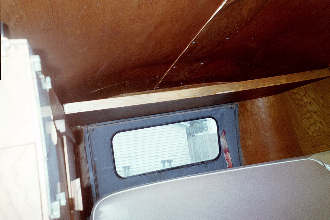 back window and woodwork