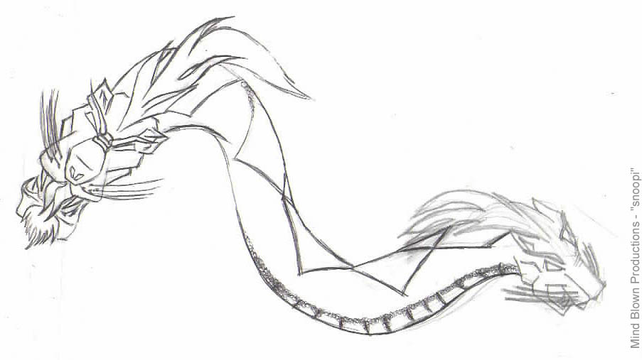 tattoo sketch - dragon