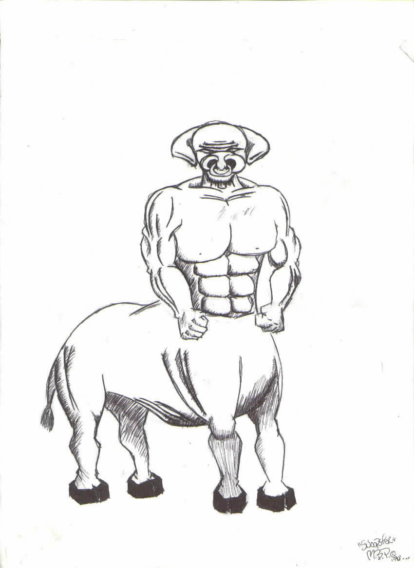 tattoo sketch - bullman