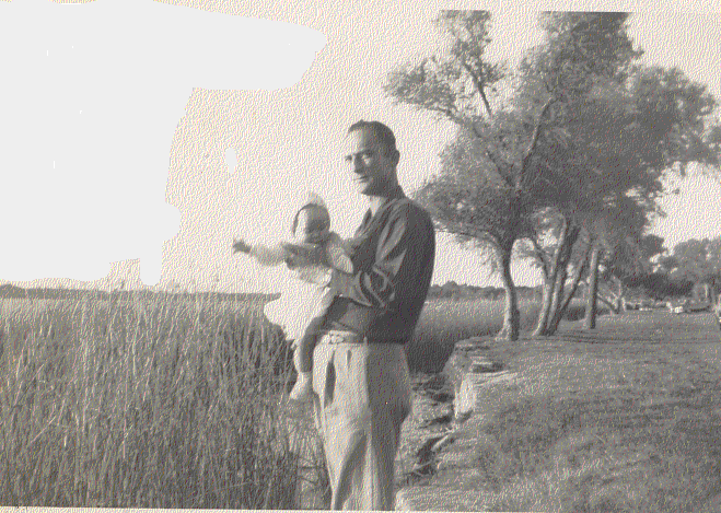 My Dad and Sister in 1951...