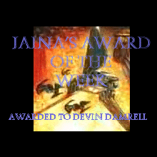 Jaina's Site of the Week Award