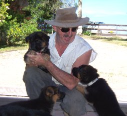 Alan and pups