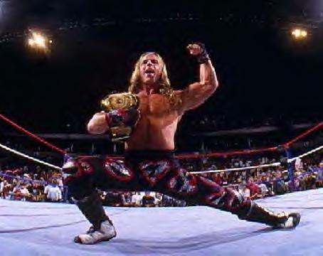 Shawn posing with the Championship Belt!