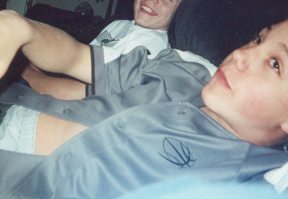 adam @ mikes's party trying to seduce me