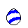A blue striped digiegg
