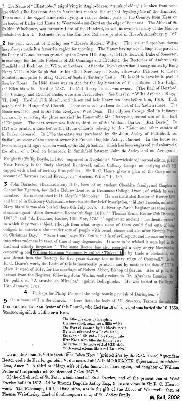 Wiltshire Collections excerpt