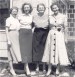 Eleanor Hakanson, June Carlson, Ina Hakanson, Idamae Strom