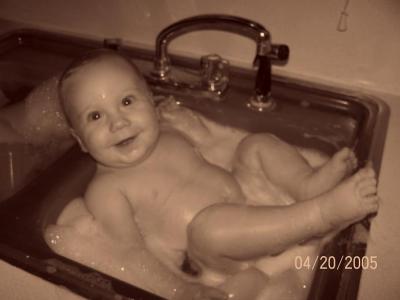 All He Needs Is a Cowboy Hat and Boots...