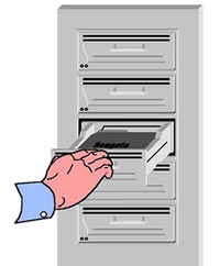 Fig. 09-12. Hot-swapping a drive