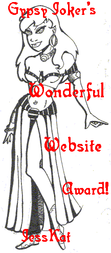 Gypsy Joker's
Award!