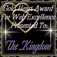 Gold Heart Award Bs Little PLace On The Net
