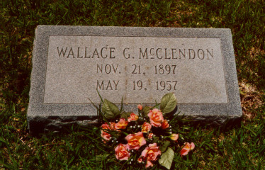 Wallace G. McCLENDON's headstone