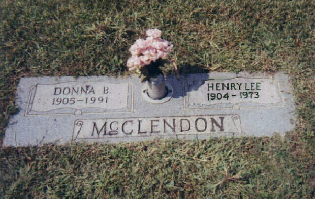 Henry McClendons Head Stone