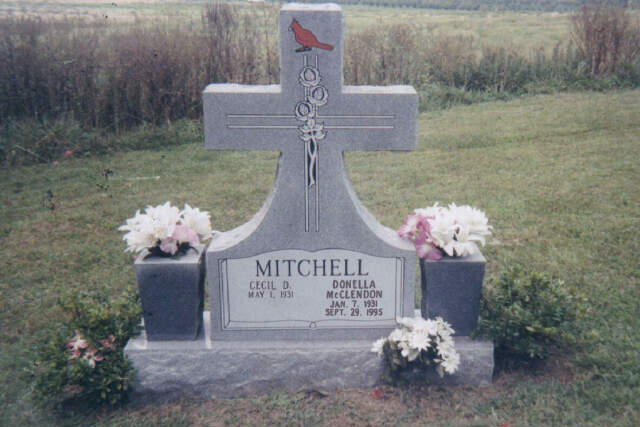 Donella McCLENDON Mitchells headstone