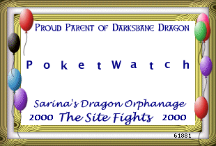 Click his birth certificate to adopt one for your own