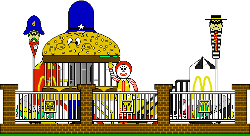 This image based on an actual McDonald's playground.  Until 1989, anyway.
