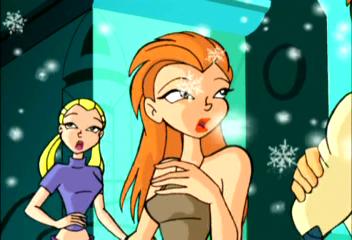 From this shot alone, the blonde looks like a fairy, and not a witch.