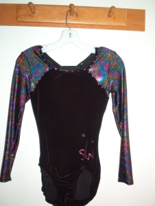 Long Sleeves: Hologram-black velvet