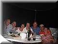Minnow II crew have dinner at Blue Pearl Bay on day 3