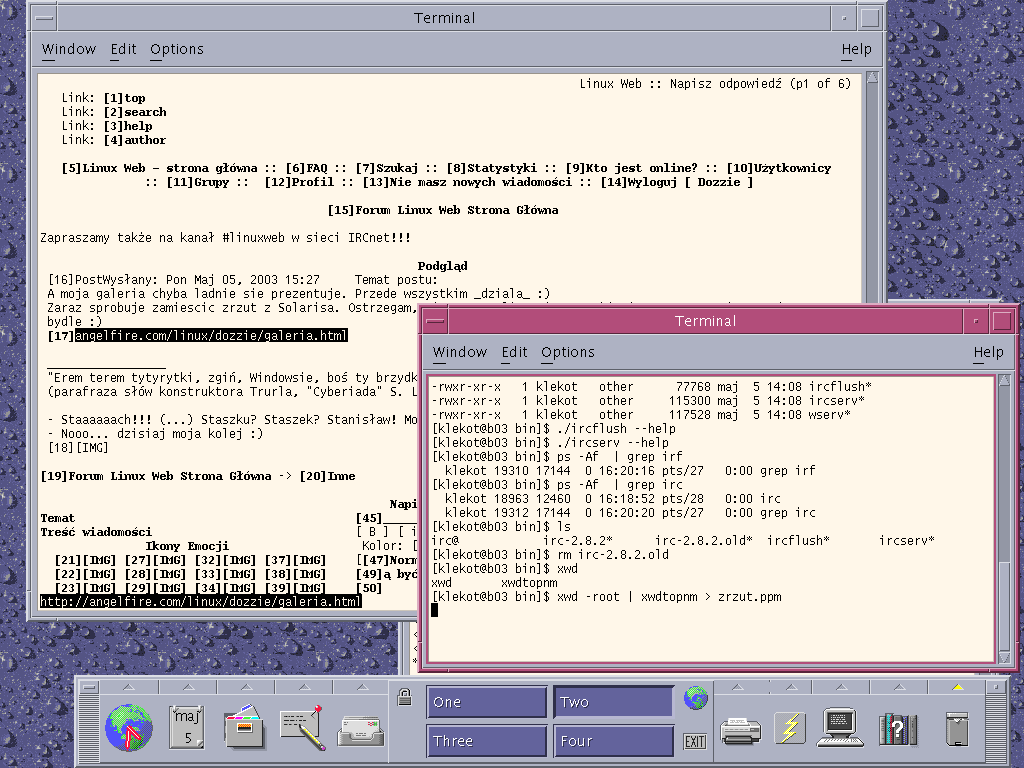 Common Desktop Environment, 5 maja 2003