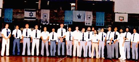 Shihan Nico learning jugment rueles with Max Michael at Tel - Aviv, Israel, 1985.