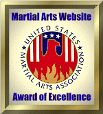 Award of Excellence by the United States Martial Arts Association