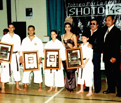 Campeones Mundiales Juveniles de la WKF. en el Torneo Internacional de la Amistad