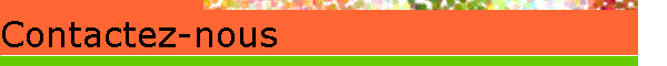 Contactez-nous