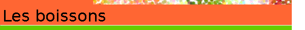 Boissons