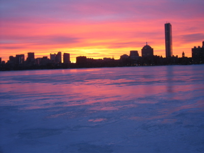 Boston Skyline and The Charles