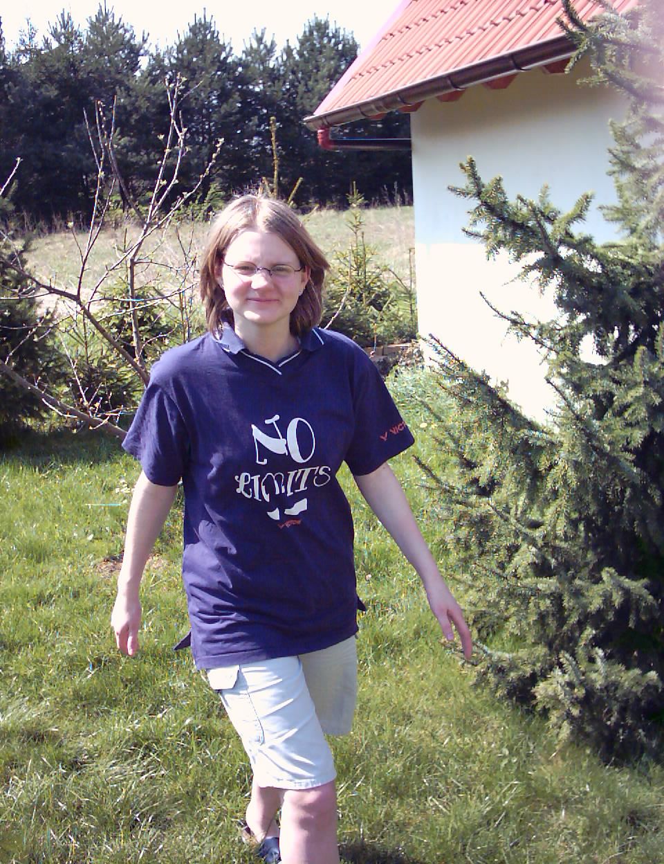 Martina an der Laube